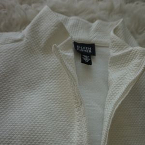 Eileen Fisher Jackets & Coats - Eileen Fisher Womens Full Zip Vest Sz M White Eileen Fisher Jackets & Coats - Eileen Fisher Womens Full Zip Vest Sz M White